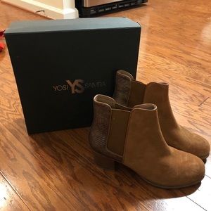 MYS Tan & Bronze Chelsea Boot - Size 10